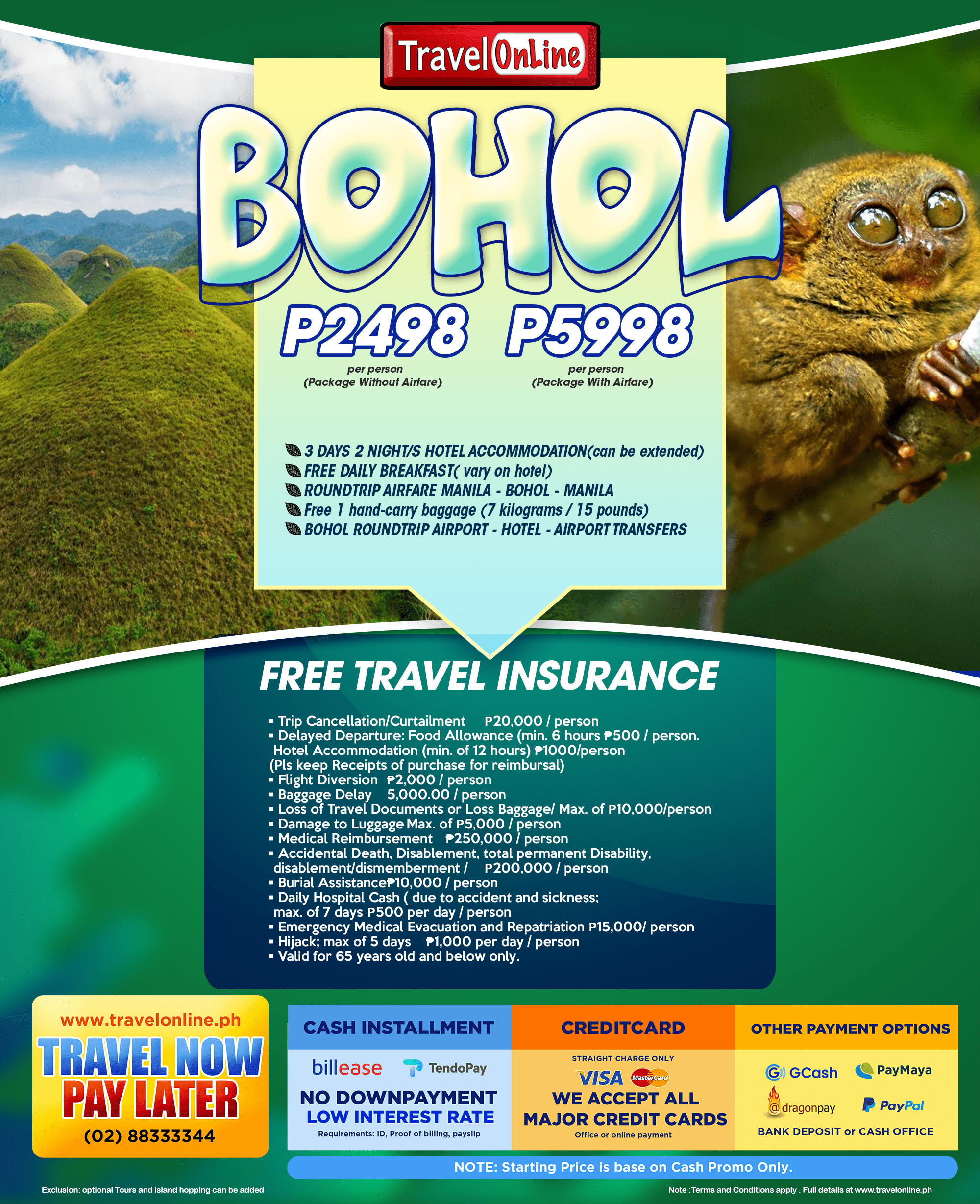 bohol tour and services