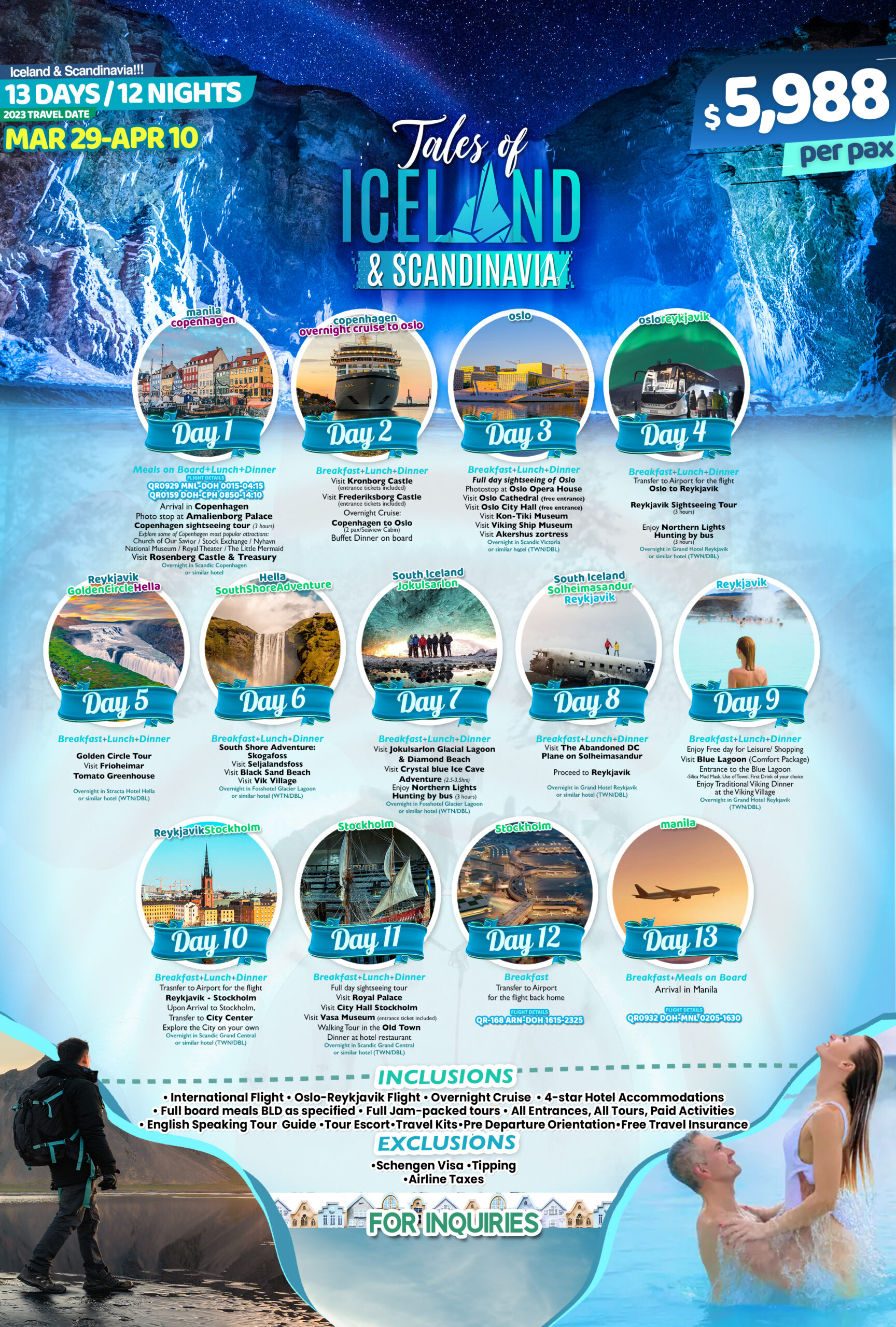 iceland package tour philippines
